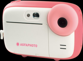 ARKICPK Kid's instant camera/digital camera, black and white, pink