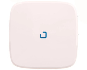 VALENA ALLURE Klawisz łącznika jednobiegunowego ze wskaźnikiem biały 755085