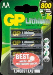 GP15LF-2U4 Lithium battery, AA (Mignon), 4pack