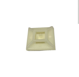 Uchwyt opaski kablowej do opasek 8mm długość 26.1mm szerokość 26.1 mm średnica otworu 4.3mm RS PRO Naturalny