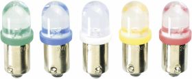 Żarówka LED Lampka sygnalizacyjna LED Barthelme 59091213 BA9S zielony 12 V/DC, 12 V/AC