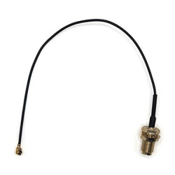 Zespół kabli koncentrycznych złącze A RP-SMA złacze B ULF długość 6cal typ kabla RG316 Z zakończeniem