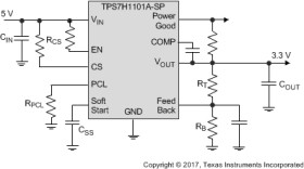 Radiation-hardened QMLV, 1.5-V to 7-V input, 3-A low-noise adjustable low-dropout (LDO) regulator