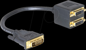 68740 DVI-D male to 2 x DVI-D female adapter