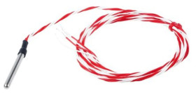 Termopara typ PT 100, -50C do +200C 40mm kabel 1m, Stal nierdzewna