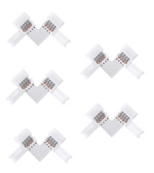 Opencircuit RGB corner connector 'L' - 5 pcs