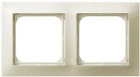 Impresja, Ramka podwójna, ecru,