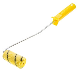 Wałek emulsyjny rolka 10 cm średnica 30 mm uchwyt plastikowy 10x40 cm drut fi 6 mm do farb emulsyjnych i lateksowych 20B595