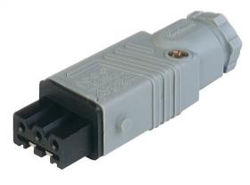 STAK 3N gniazdo kablowe 3+PE przyłącze przykręcane max. 1,5mm2, dławik PG11 (6-10mm), Hirschmann, 932140106, 932 140-106, STAK3N