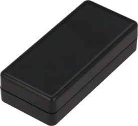 ABS miniature enclosure, (L x W x H) 65 x 30 x 15 mm, black (RAL 9005), IP54, 1551CBK
