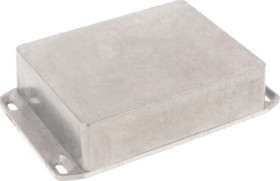 Aluminum die cast enclosure, (L x W x H) 118 x 93 x 34 mm, natural, IP54, 1590BBFL