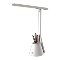 Lampka biurkowa KIKI LED, barwa światła regulowana, organizer K-BL1066 BIAŁY Kaja Lighting