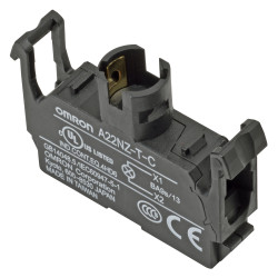 Moduły podświetlające styków Omron A22NZ-T blokada Blok świetlny 12V, przyłącze śrubowe