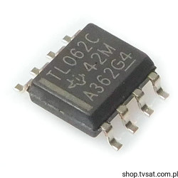 TL062CD Dual OP Amplifier J-FET SMD-SO8 TI