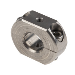 Pierścień osadczy, mocowanie: Śruba zaciskowa, śred. wału: 10mm, Stal nierdzewna