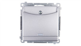 Simon 54 Łącznik Hotelowy Srebrny Mat Dwh1.01/43