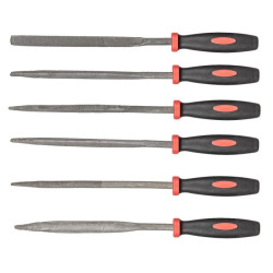 Pilniki iglaki do metalu, zestaw 6 szt. 06A625