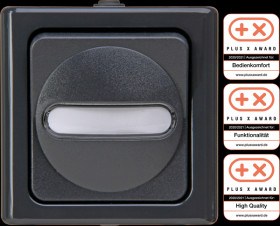 560615007 BLUE ELECTRIC - Universalschalter (Aus-/Wechsel), anthrazit