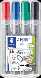 356 WP 4 Flipchart marker, bullet tip, Set