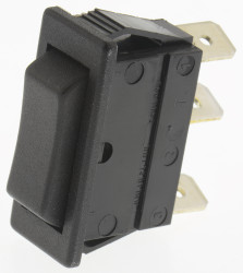 Przełącznik kołyskowy (Wł.)-wył.-(wł.) Nie 16 A SPDT Czarny Arcolectric (Bulgin) Ltd