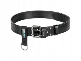 Pasek ze skóry czarny z pętlą E-15693