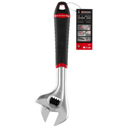 Klucz nastawny angielski Facom Klucz nastawny dł. 301 mm rozstaw: 41mm Stal chromowo-wanadowa Podwójny materiał