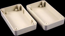 ABS enclosure, (L x W x H) 104 x 65 x 40 mm, light gray (RAL 7035), IP54, RL6015