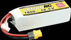 LiPo Akku LEMONRC 1800 - 18.5V (35C)