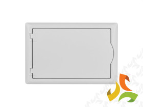 Rozdzielnica podtynkowa 12 modułowa 1x12M drzwi pełne IP40 ECONOMIC BOX RP N+PE 2513-00 ELEKTRO-PLAST NASIELSK