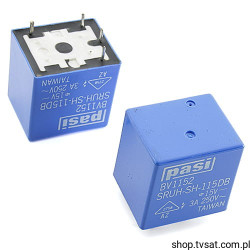 SRUH-SH-115DB Relay 15VDC 3A R 620 Ohm THT PASI