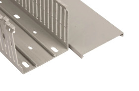 Korytko grzebieniowe 80x80x2000mm jasnoszare E124