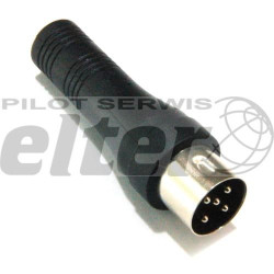 Wtyk DIN 5pin słuchawkowy - gniazdo Jack 3,5mm