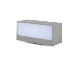 VT-8057 12W Lampa ścienna LED kierunek: góra-dół barwa: 6400K obudowa: szara 8244 V-TAC