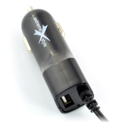 Ładowarka / zasilacz samochodowy Extreme microUSB + USB 5V 3,1A