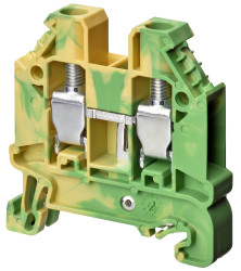 Kostka zaciskowa na szynie DIN Omron poziomy: Pojedynczy 20 → 10AWGŚruba XW5G 600 V