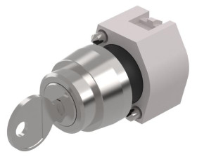 Przełącznik obrotowy kluczykowy 3-pozycyjny wycięcie: 22.3mm Z pamięcią położenia EAO