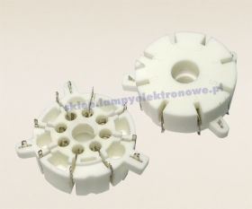 Podstawka lampowa oktal do druku reverse