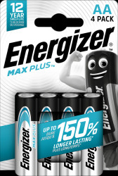 Max Plus, alkaline battery, AA (Mignon), 4-pack