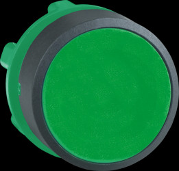 ZB5AA3 Pushbutton, front panel, Harmony XB5, 22 mm, green, momentary