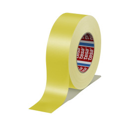 Taśma tkaninowa Żółty szerokość: 50mm grubość: 260mm długość: 50m Tkanina wytłaczana PE 2900V Tesa