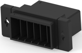 Plug housing, 12 pole, pitch 5.08 mm, straight, black, 917241-6