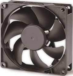 DC axial fan, 12 V, 92 x 92 x 25 mm, 87.46 m³/h, 34 dB, ball bearing, SUNON GF92251B5-000U-AC9