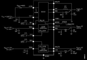Micro PMU with 1.2 A Buck Regulator and Two 300 mA LDOs