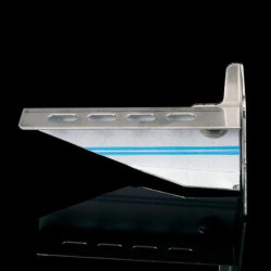 Wysięgnik wzmocniony do koryta o szerokości 125mm nierdzewny NIXDS 125_IX