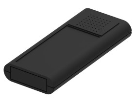 Bopla BOS 602-9005 (34602000) - obudowa ręczna z pojemnikiem na baterie (2 x 9V) i wgłębieniem powierzchni pod montaż licujący k