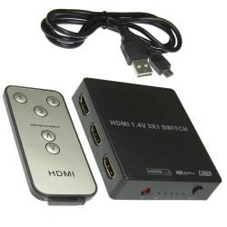 Przełącznik HDMI 1x3 4K Switch