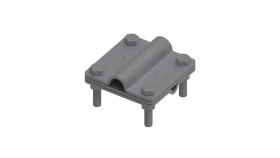 Złącze Uniwersalne 3-Elem. 80X80 Drut8-Pręt16 Stal Ocynkowana Ogniowo 215.6.1...