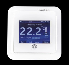 Regulator temperatury natynkowy programowalny z ekranem dotykowym 5-35stopni IP21 RTD-01 MTC00000290