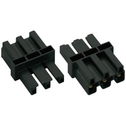 WAGO 770-603 WINSTA Mains Connector 2&#x2B;PE Pins Black 1 piece