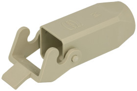 Obudowa złącza; Han A; 19200030720; 3A; plastik; proste; na przewód; wyjście na dławnicę M20; z 1 klamrą; 1 górne wyjście przewo